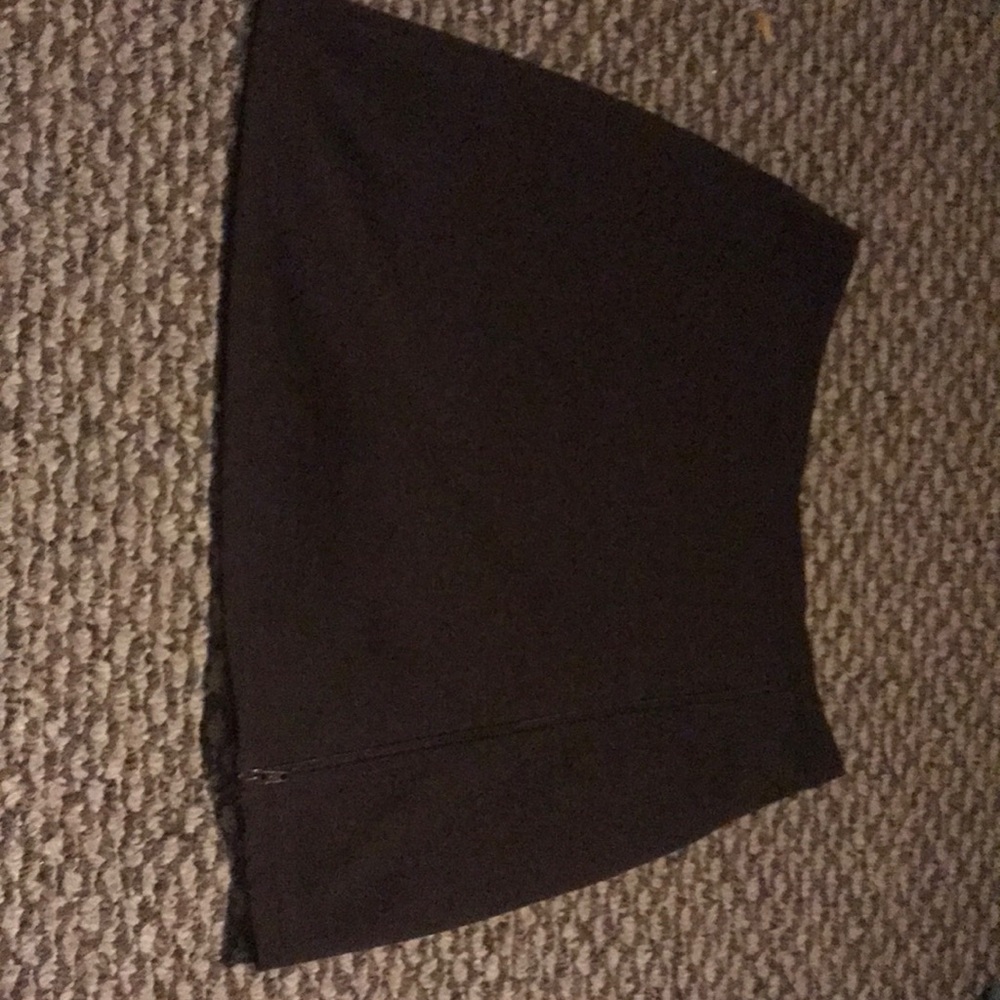 Brown skirt with shorts underneath